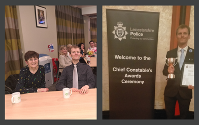 Gavin- Police Volunteer, at Volunteer Celebration and CCAC Awards