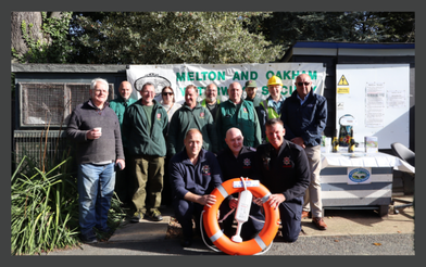 MOWS with the Fire Brigade and Melton Mowbray Town Estate