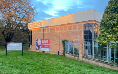 Waterfield leisure centre from the right