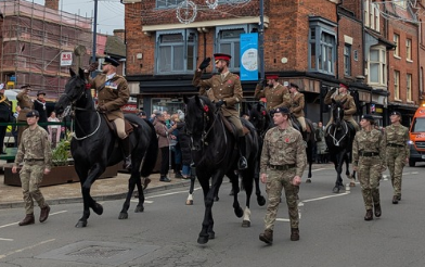Horses on Leicester Street