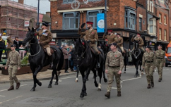Horses on Leicester Street