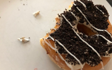 Contaminated Krispy Kreme doughnut
