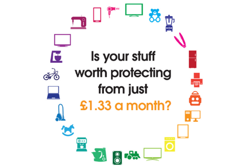 Is your stuff worth protecting from just £1.33 a month?