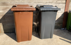 waste and recycling bin