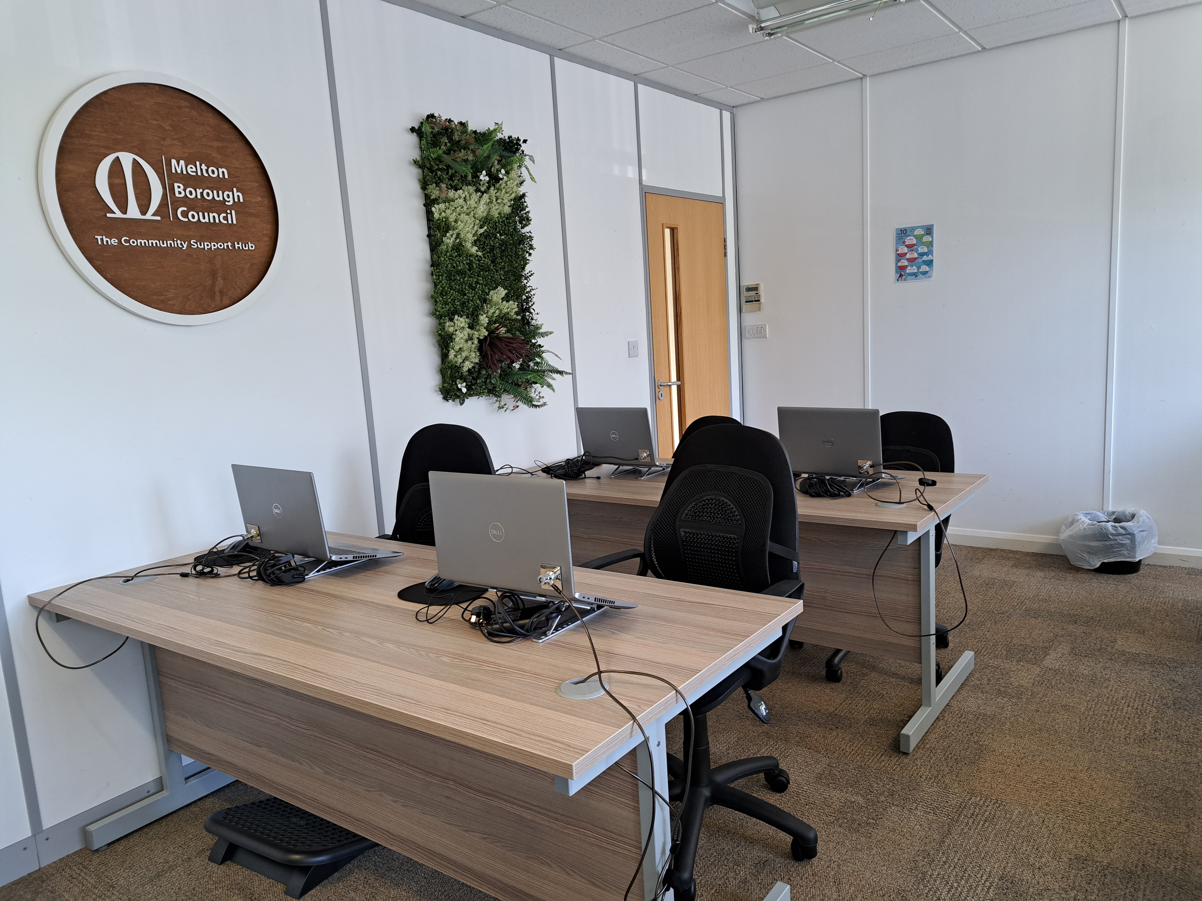 Digital Suite looking away from screen