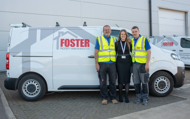 Foster property maintenance with van