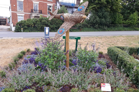 Airfield bed in the heritage garden