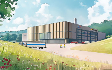 Saint Gobain Holwell Site- artists impression