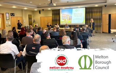Melton Business Forum with Melton BID and MBC logo