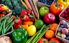 Fruits and vegetables